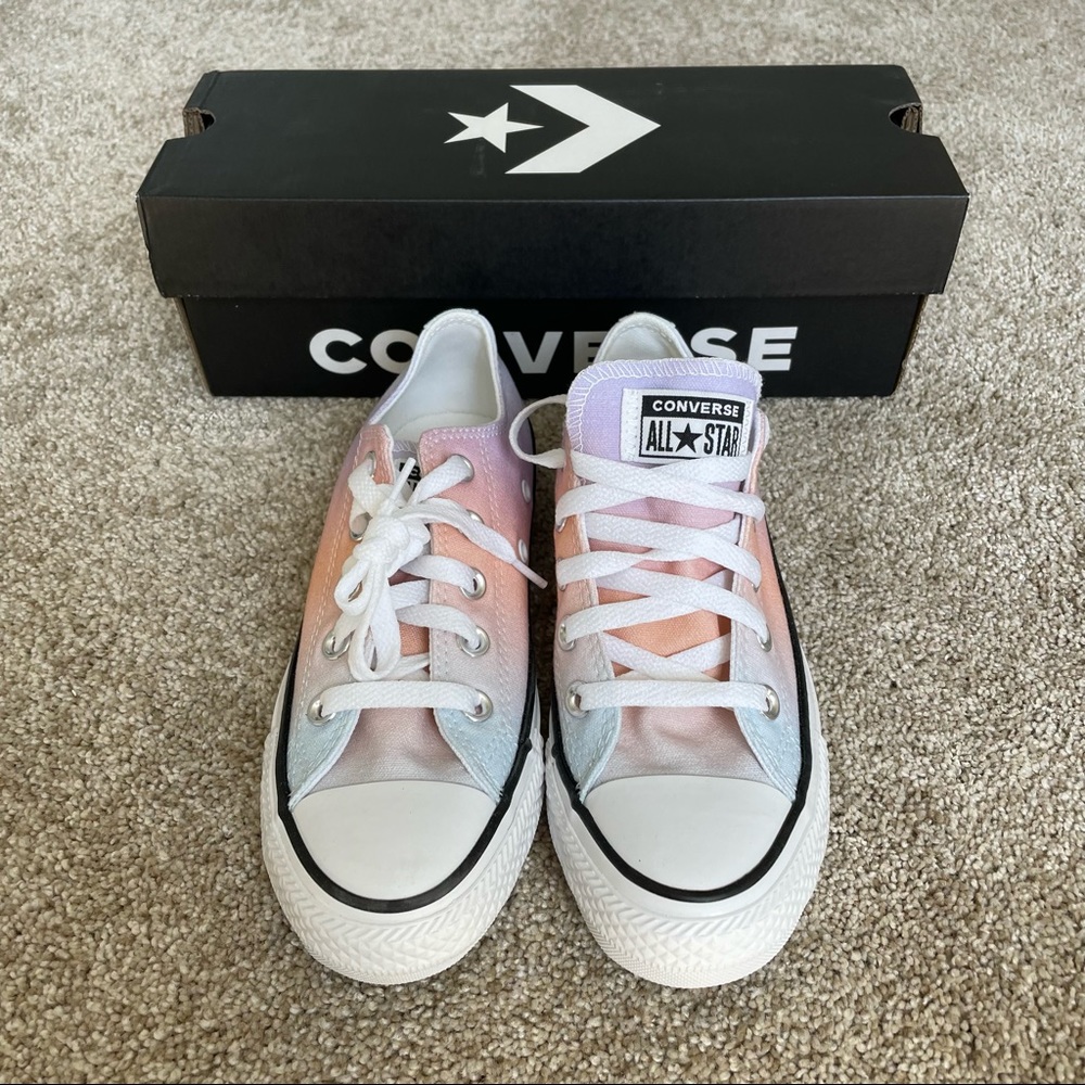 NEW Converse Chuck Taylor White/Multi/Black Tie Dye, 5